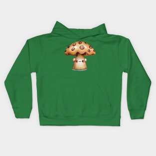 Cute Cartoon Mushroom Four Design Kids Hoodie